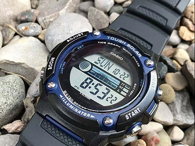 Мужские наручные часы с солнечной батареей Casio W-S210H-1AVDF