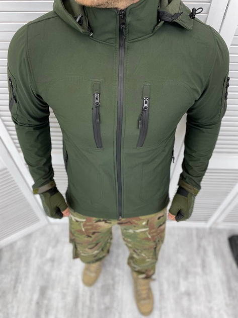 Куртка Soft Shell Elite Olive Хакі XXL - зображення 1