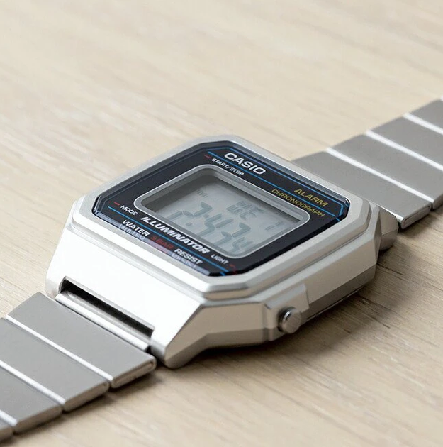 Наручные часы с таймером Casio ILLUMINATOR B650WD-1AEF Серебро - Фото 9 Наручные часы с таймером Casio ILLUMINATOR B650WD-1AEF Серебро - изображение 9