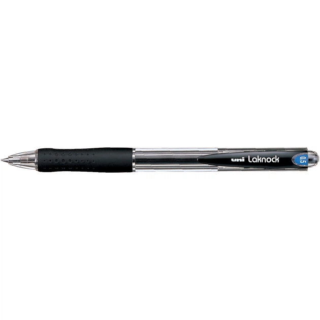 Ручка шариковая автоматическая Uni Laknock Micro 0,5 мм черный (SN-100.(05).Black) - Фото 1 Ручка шариковая автоматическая Uni Laknock Micro 0,5 мм черный (SN-100.(05).Black) - изображение 1