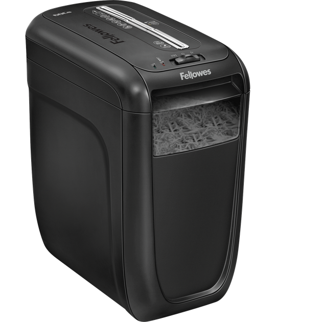 Знищувач документів Fellowes 60Cs 10 аркушів 4х40 мм 22л (f.U4606101) - Фото 2 Знищувач документів Fellowes 60Cs 10 аркушів 4х40 мм 22л (f.U4606101) - зображення 2