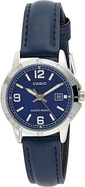 Класичний Жіночий годинник Casio LTP-V004L-2BUDF Синій - зображення 2