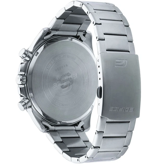 Наручные часы Casio EFV-620D-1A2VUEF Черно-синие с серебристым ремешком - Фото 4 Наручные часы Casio EFV-620D-1A2VUEF Черно-синие с серебристым ремешком - изображение 4