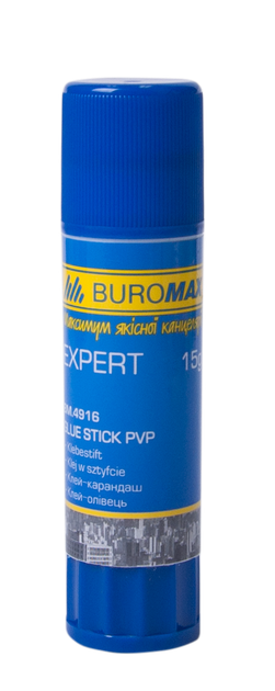 Клей-карандаш Buromax PVP Expert 15г (BM.4916) - Фото 1 Клей-карандаш Buromax PVP Expert 15г (BM.4916) - изображение 1