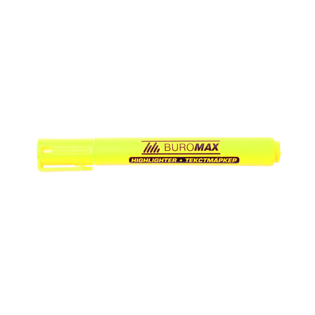 Текст-маркер Buromax на водной основе 1-4.6 мм Желтый (BM.8906-08) - изображение 2
