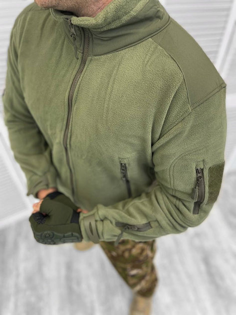 Кофта тактична флісова Delta Fleece Olive L - зображення 2