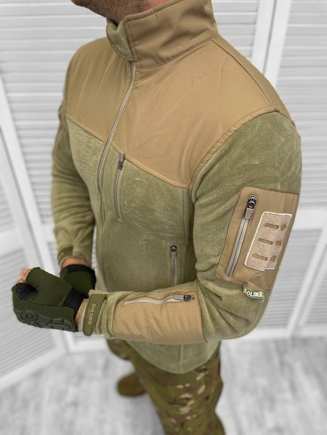 Кофта тактическая флисовая Coyote Tan S - изображение 2