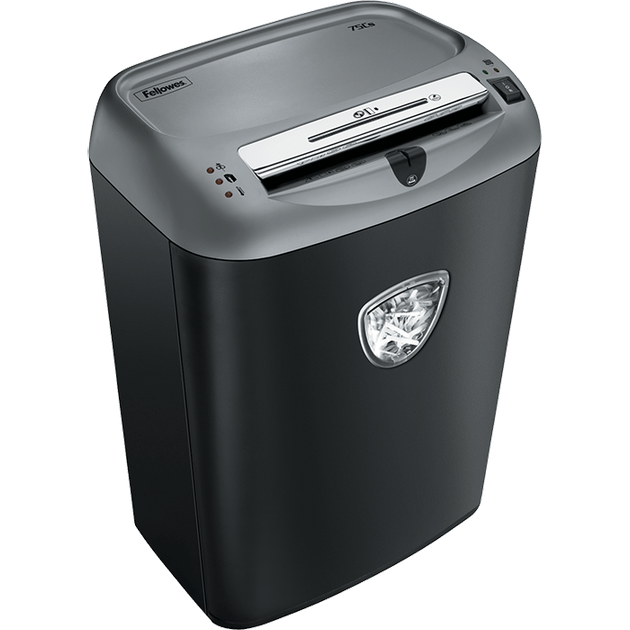 Уничтожитель документов Fellowes 75Cs 12 листов с корзиной 27 литров (f.U4675001) - изображение 3