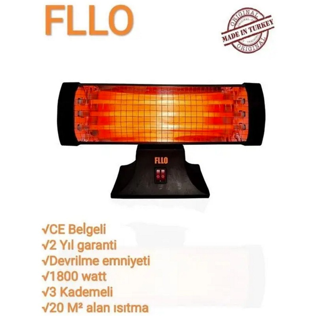 Инфракрасный обогреватель FLLO, Электрический кварцевый обогреватель, Напольный галогенный электрообогреватель - изображение 5