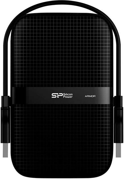 Жорсткий диск Silicon Power Armor A60 1 TB SP010TBPHDA60S3A 2.5 USB 3.2 External Black - зображення 1