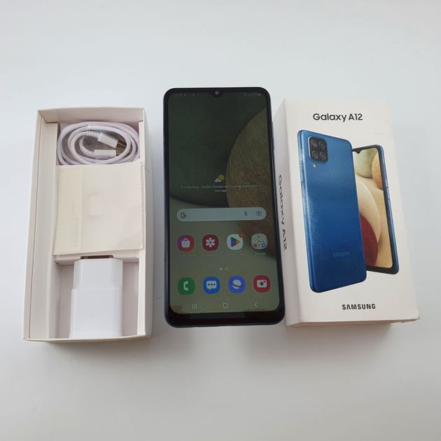 Samsung Galaxy A12 32 GB Blue (2B00005336) – фото, відгуки ...