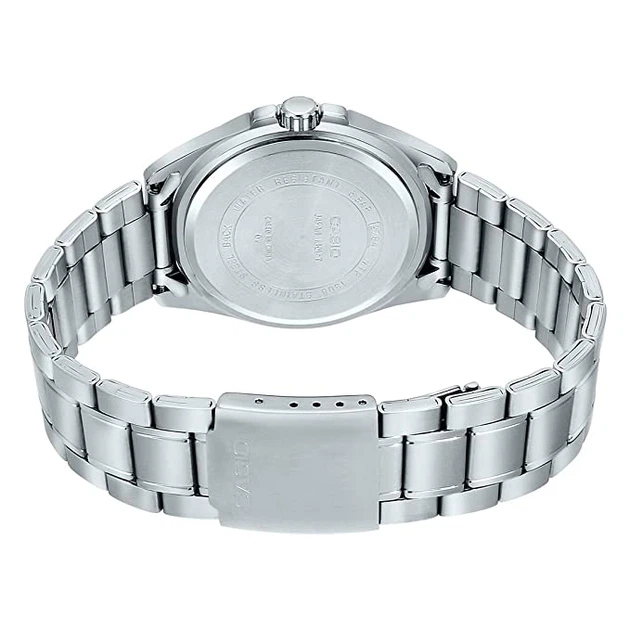 Наручний годинник Casio MTP-1308D-2AVDF Синій сталевий із золотистим Сasual - зображення 5