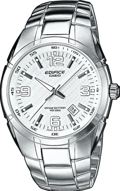 Наручний годинник Casio EF-125D-7AVEF міцний Сріблястий - зображення 2