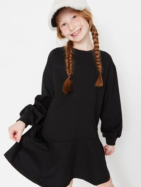 Акція на Дитяча сукня для дівчинки Trendyol TKDAW23EL00092 134-140 см Чорна від Rozetka