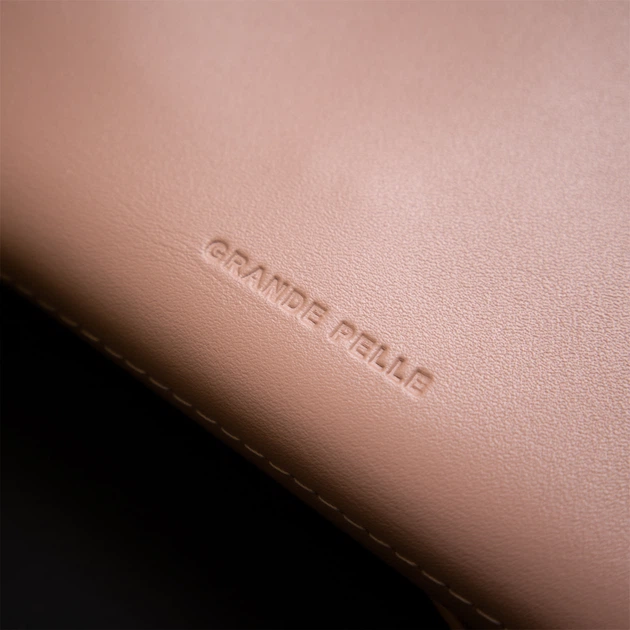 Женский стильный кошелек GRANDE PELLE Leather Wallet 11360 Розовый - изображение 9
