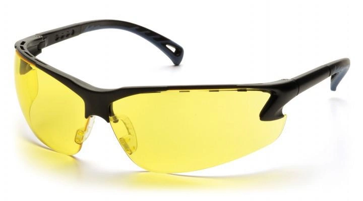 Спортивные очки с баллистическим стандартом защиты Pyramex Venture-3 (amber), желтые - изображение 1