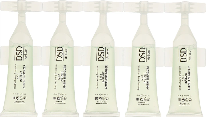 Аміноенерджайзер миттєвої дії № 5.5.1 - Simone DSD de Luxe Instant Amino Energizer Lotion 10x10ml (102266-31019920) - изображение 2