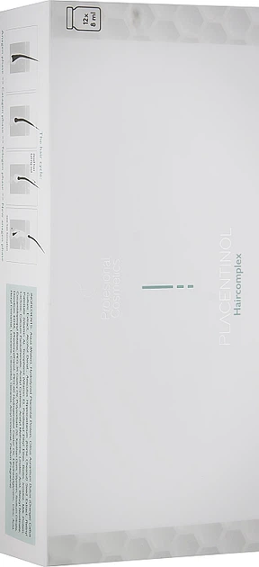 Ампулы мультивитаминные для волос - Profesional Cosmetics Placentinol Haircomplex 12x8ml (923011-134972) - Фото 1 Ампулы мультивитаминные для волос - Profesional Cosmetics Placentinol Haircomplex 12x8ml (923011-134972) - изображение 1