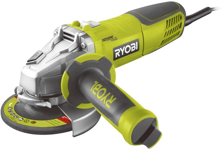 Шліфмашина кутова Ryobi RAG1010-125SF (4892210137203) - Фото 1 Шліфмашина кутова Ryobi RAG1010-125SF (4892210137203) - зображення 1