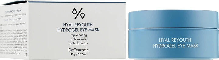 Увлажняющие гидрогелевые патчи - Dr.Ceuracle Hyal Reyouth Hydrogel Eye Mask 60шт (845904-26677) - изображение 2
