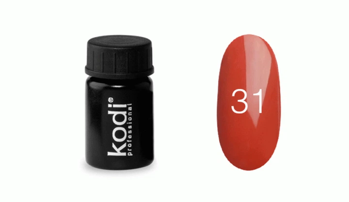 Гель краска Kodi №31 4 мл - Фото 1 Гель краска Kodi №31 4 мл - изображение 1