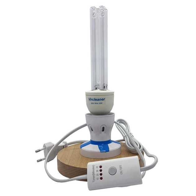 Кварцова бактерицидна лампа без озону Vircleaner 25W - зображення 1