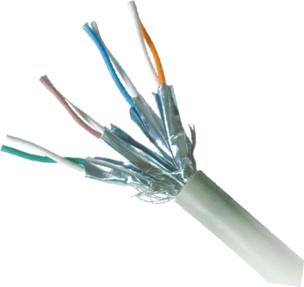 Patchcord Cablexpert CAT6 S/FTP 0.25 m Żółty (PP6A-LSZHCU-Y-0.25M) - obraz 2