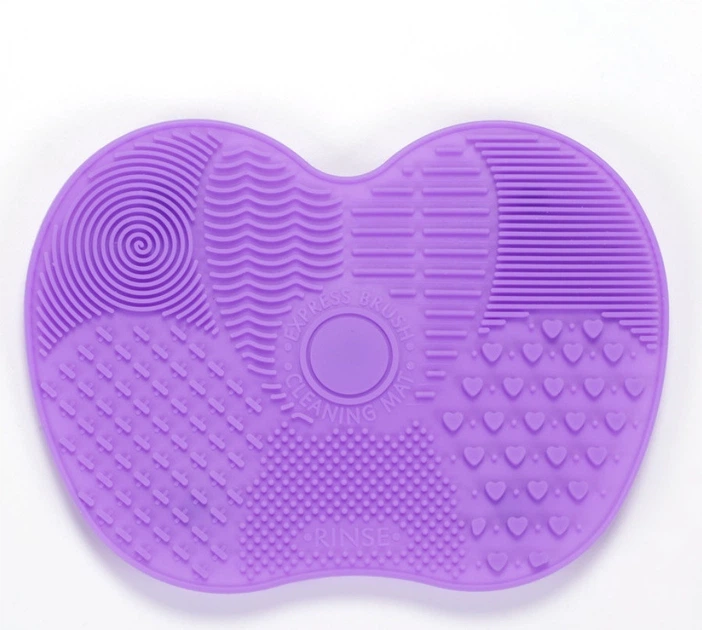 Силіконовий килимок SUNROZ Small Cleaning Brush Mat для миття пензликів 15,5 * 12см Фіолетовий (SUN2669) - Фото 1 Силіконовий килимок SUNROZ Small Cleaning Brush Mat для миття пензликів 15,5 * 12см Фіолетовий (SUN2669) - зображення 1