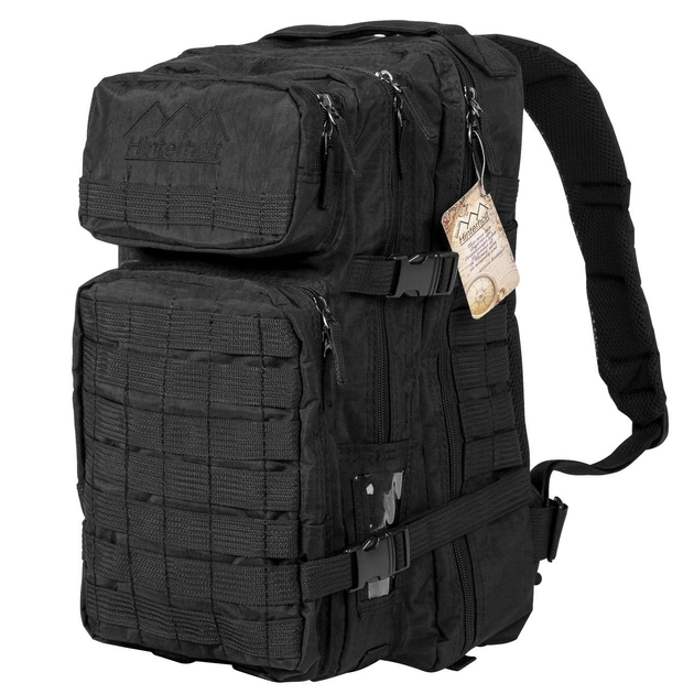 Тактический военный рюкзак Hinterhölt Jäger (Хинтерхёльт Ягер) 40 л Черный (SUN80190) - изображение 1