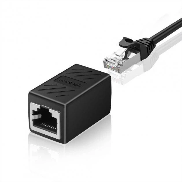 Переходник адаптер SUNROZ соединитель витой пары LAN Ethernet RJ45 - RJ45 Female (A-484580) - изображение 8