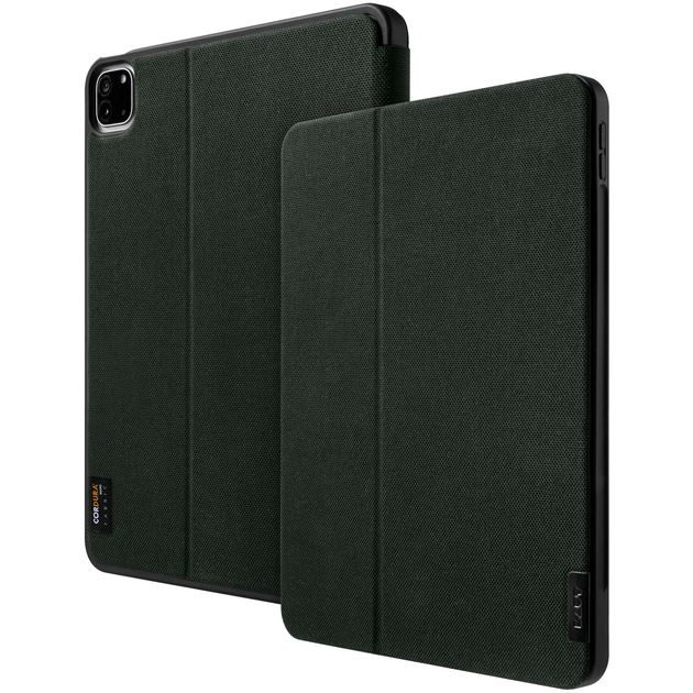Чехол LAUT URBAN CORDURA FOLIO for iPad Pro 11(2021/20/19)/iPad 10.9 with Pencil Slot, Olive (L_IPP21S_UR_GN) - Фото 2 Чехол LAUT URBAN CORDURA FOLIO for iPad Pro 11(2021/20/19)/iPad 10.9 with Pencil Slot, Olive (L_IPP21S_UR_GN) - изображение 2