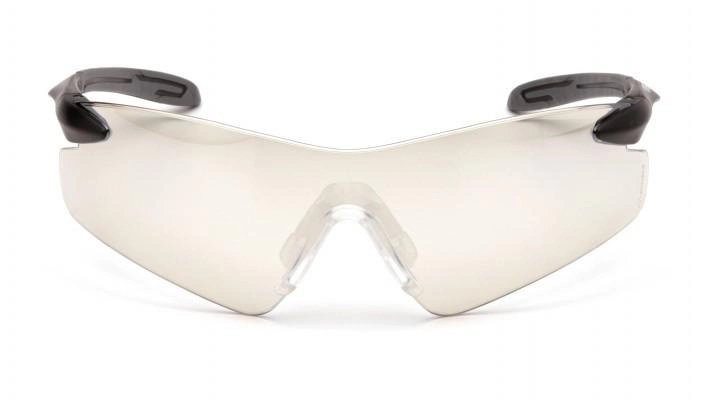 Стрелковые очки с баллистической защитой открытые Pyramex Intrepid-II (indoor/outdoor mirror) зеркальные полутемные - изображение 2
