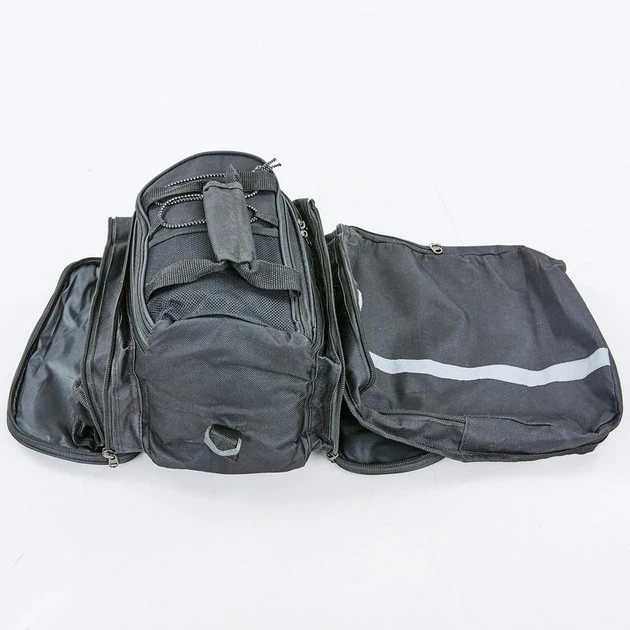 Сумка на бак та багажник мотоцикла Alpinestars MS-0308 Матеріал: Поліестер, PVC Габаритні розміри: 30 x 16 x 15см Колір: Чорний-сірий - Фото 6 Сумка на бак та багажник мотоцикла Alpinestars MS-0308 Матеріал: Поліестер, PVC Габаритні розміри: 30 x 16 x 15см Колір: Чорний-сірий - зображення 6