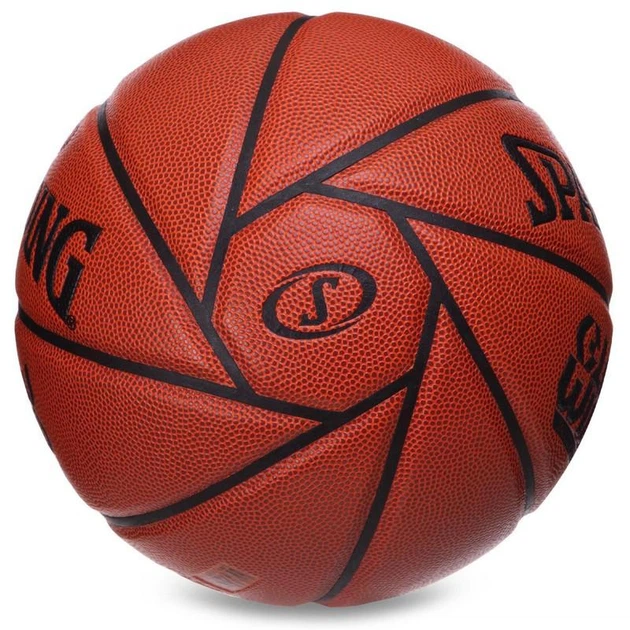Мяч баскетбольный SPALDING 76993Y GLOW WIND №7 оранжевый - Фото 4 Мяч баскетбольный SPALDING 76993Y GLOW WIND №7 оранжевый - изображение 4