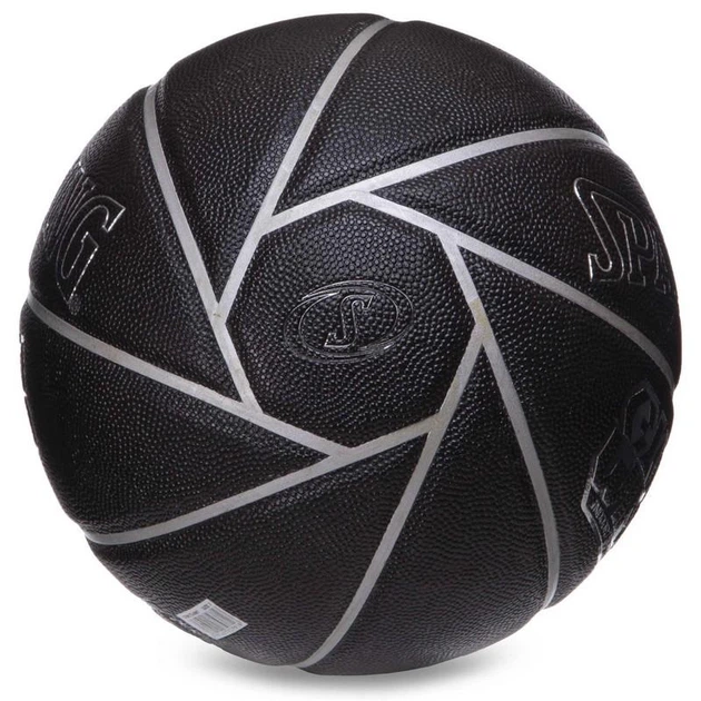 Мяч баскетбольный SPALDING 76998Y GLOW WIND №7 черный - изображение 4