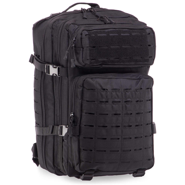 Рюкзак тактический штурмовой SP-Sport TY-8819 35 литров цвет черный - изображение 1