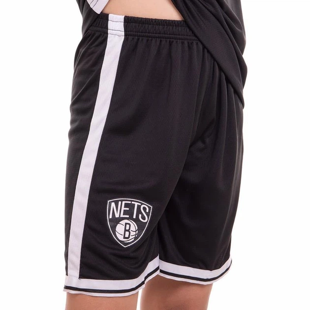 Форма баскетбольная детская NBA BROOKLYN 7 SP-Sport 3581 2XL, 16-18лет, 160-165см черный-белый - изображение 6