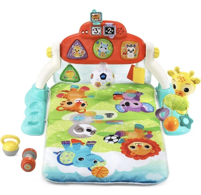 Розвиваючий коврик Vtech Kick and Score Playgym (3417765501012) - изображение 4