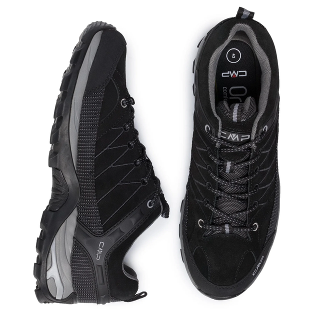 Кроссовки CMP RIGEL LOW TREKKING SHOES WP 44 Черный 3Q13247-73UC - изображение 4