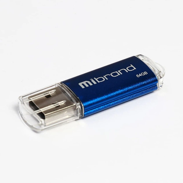 Flash Mibrand USB 2.0 Cougar 64Gb Blue - Фото 1 Flash Mibrand USB 2.0 Cougar 64Gb Blue - изображение 1