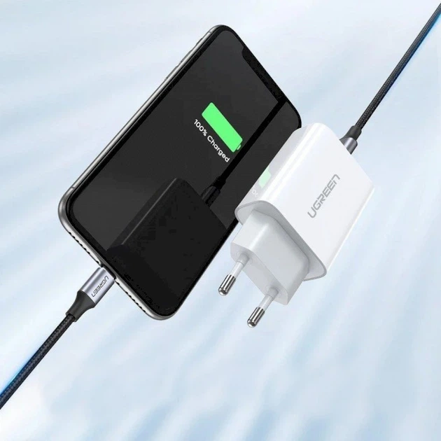Зарядное устройство UGREEN CD137 Fast Charging Power Adapter 20W 1xUSB-C, PD3.0 QC4.0 Charger White (60450) - изображение 2