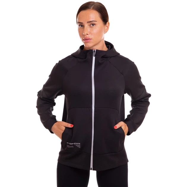 Кофта спортивная на молнии Lingo LD-6633 (размер: 2XL, рост 175-180, черный) - изображение 3