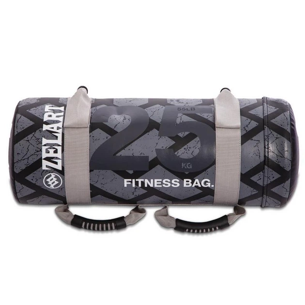 Мешок для кроссфита и фитнеса FI-0899-25 Power Bag Материал: PVC + Нейлон Цвет: Черный-красный Вес: 25кг - изображение 4