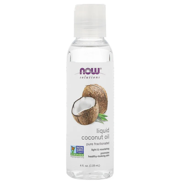 Жидкое кокосовое масло NOW Foods, Solutions "Liquid Coconut Oil" чистое ...
