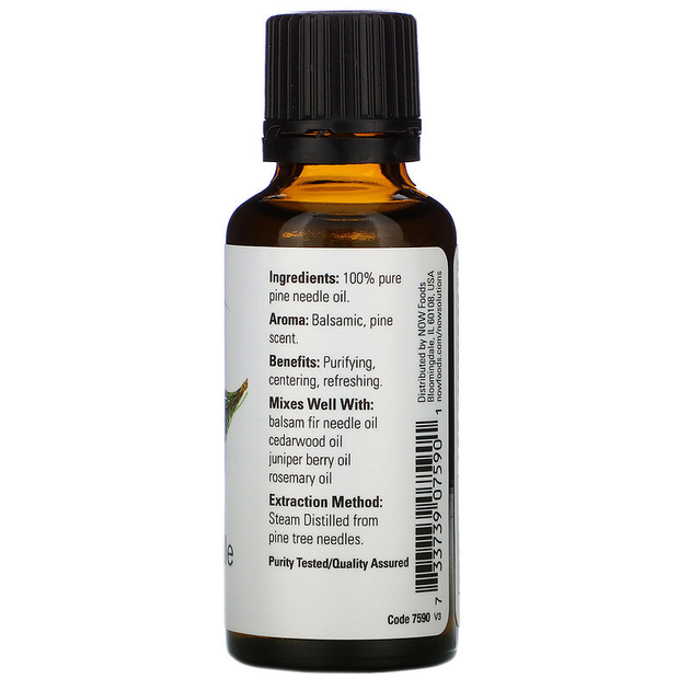 Эфирное масло сосновой хвои NOW Foods, Essential Oils, Pine Needle, 30 мл 