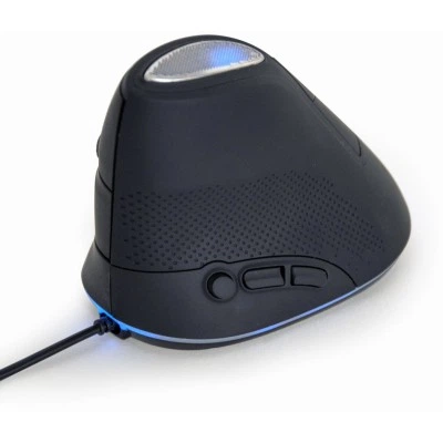 Мишка Gembird MUS-ERGO-03 USB Black (MUS-ERGO-03) - зображення 4