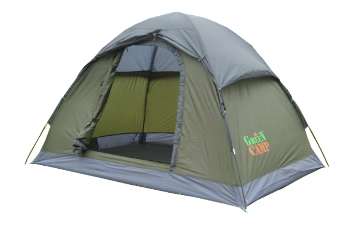 Палатка туристическая GreenCamp двухместная 1503 (st-6) – фото, отзывы ...