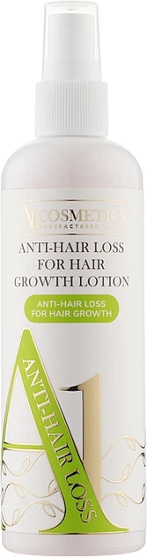 Лосьон против выпадения и для роста волос - A1 Cosmetics Anti-Hair Loss For Hair Growth Lotion 150ml (1062701-86149) - Фото 1 Лосьон против выпадения и для роста волос - A1 Cosmetics Anti-Hair Loss For Hair Growth Lotion 150ml (1062701-86149) - изображение 1