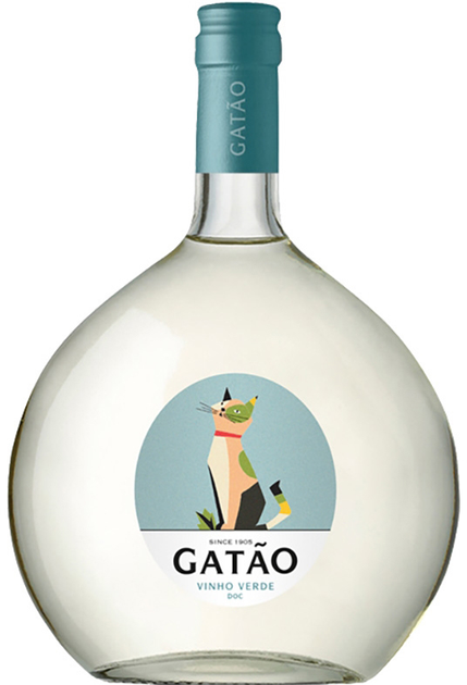 Вино Gatao Vinho Verde DOC белое полусухое 0.75 л 9% (5601129032009 ...