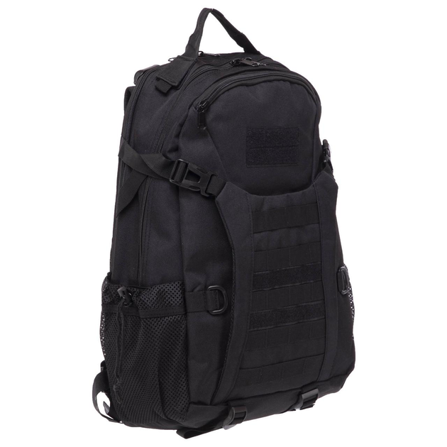 Рюкзак тактичний штурмовий PRO TACTICAL 26 літрів Нейлон 35 x 45 x 16 см Чорний (ZK-35) - зображення 1